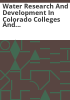 Water_research_and_development_in_Colorado_colleges_and_universities___FY_1981_-_1982