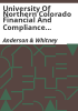 University_of_Northern_Colorado_financial_and_compliance_audits__year_ended_June_30__2003
