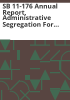 SB_11-176_annual_report__administrative_segregation_for_Colorado_inmates