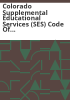 Colorado_supplemental_educational_services__SES__code_of_ethics