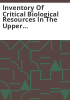 Inventory_of_critical_biological_resources_in_the_Upper_Arkansas_Watershed