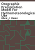 Orographic_precipitation_model_for_hydrometeorological_use