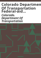 Colorado_Department_of_Transportation_Federal-aid_Highway_Program_stewardship_agreement