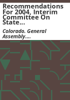 Recommendations_for_2004__Interim_Committee_on_State_Government_Expenditures