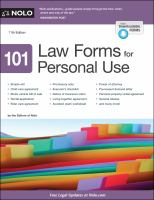 101_law_forms_for_personal_use
