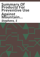 Summary_of_products_for_preventive_use_against_mountain_pine_beetle