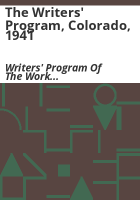 The_Writers__program__Colorado__1941