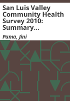San_Luis_Valley_community_health_survey_2010