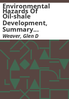 Environmental_hazards_of_oil-shale_development__summary_report_and_recommendations
