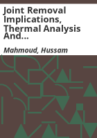 Joint_removal_implications__thermal_analysis_and_life-cycle_cost