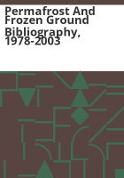 Permafrost_and_frozen_ground_bibliography__1978-2003