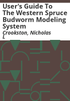 User_s_guide_to_the_western_spruce_Budworm_Modeling_System