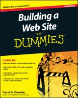 Building_a_Web_site_for_dummies