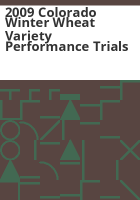 2009_Colorado_winter_wheat_variety_performance_trials