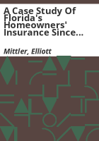 A_case_study_of_Florida_s_homeowners__insurance_since_Hurricane_Andrew
