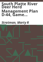 South_Platte_River_deer_herd_management_plan_D-44__game_management_units_91__92__94__96____951