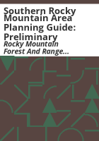 Southern_Rocky_Mountain_area_planning_guide