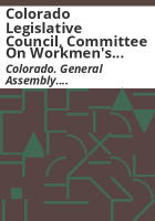 Colorado_Legislative_Council__Committee_on_Workmen_s_Compensation_and_Unemployment_Insurance_Programs__recommendations_for_1989