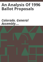 An_analysis_of_1996_ballot_proposals