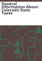 General_information_about_Colorado_state_taxes