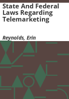 State_and_federal_laws_regarding_telemarketing