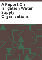 A_report_on_irrigation_water_supply_organizations