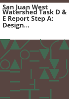 San_Juan_West_Watershed_task_D___E_report_step_A
