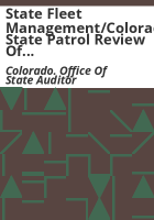 State_fleet_management_Colorado_State_Patrol_review_of_the_joint_report