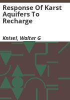 Response_of_Karst_aquifers_to_recharge