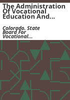 The_administration_of_vocational_education_and_vocational_rehabilitation