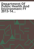 Department_of_Public_Health_and_Environment_FY_2013-14_budget_request