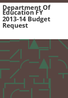 Department_of_Education_FY_2013-14_budget_request