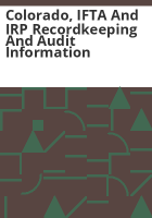 Colorado__IFTA_and_IRP_recordkeeping_and_audit_information
