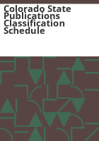 Colorado_state_publications_classification_schedule