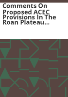 Comments_on_proposed_ACEC_provisions_in_the_Roan_Plateau_Resource_Management_Plan_Amendment