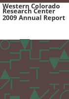 Western_Colorado_Research_Center_2009_annual_report