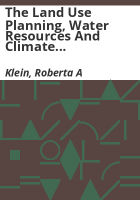 The_land_use_planning__water_resources_and_climate_change_adaptation_connection