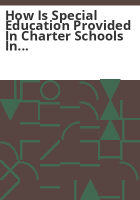 How_is_special_education_provided_in_charter_schools_in_Colorado_