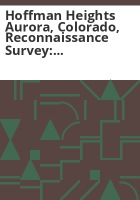 Hoffman_Heights_Aurora__Colorado__reconnaissance_survey
