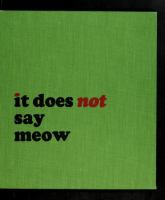 It_does_not_say_meow
