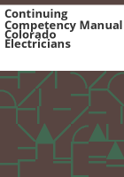 Continuing_competency_manual_Colorado_electricians