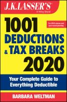J_K__Lasser_s_1001_deductions_and_tax_breaks_2020