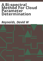 A_bi-spectral_method_for_cloud_parameter_determination