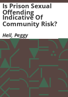 Is_prison_sexual_offending_indicative_of_community_risk_