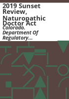 2019_sunset_review__Naturopathic_Doctor_Act