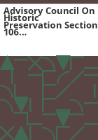 Advisory_Council_on_Historic_Preservation_section_106_regulations_users_guide