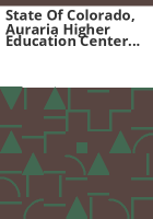 State_of_Colorado__Auraria_Higher_Education_Center_financial_statements_and_letter_of_recommendations