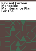 Revised_carbon_monoxide_maintenance_plan_for_the_Colorado_Springs_attainment_maintenance_area