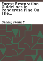 Forest_restoration_guidelines_in_ponderosa_pine_on_the_Front_Range_of_Colorado