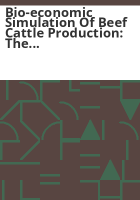 Bio-economic_simulation_of_beef_cattle_production